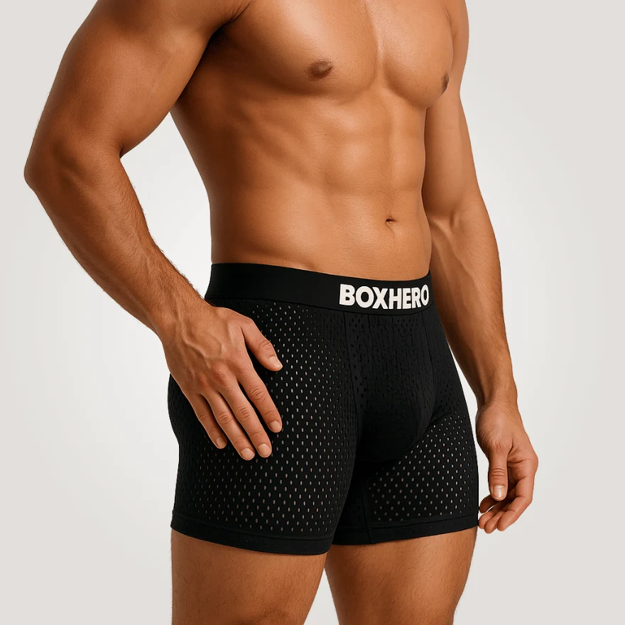 3-Pack Red - PREMIUM BAMBOO FIBRE BOXER SHORTS 1.0 - Image 3