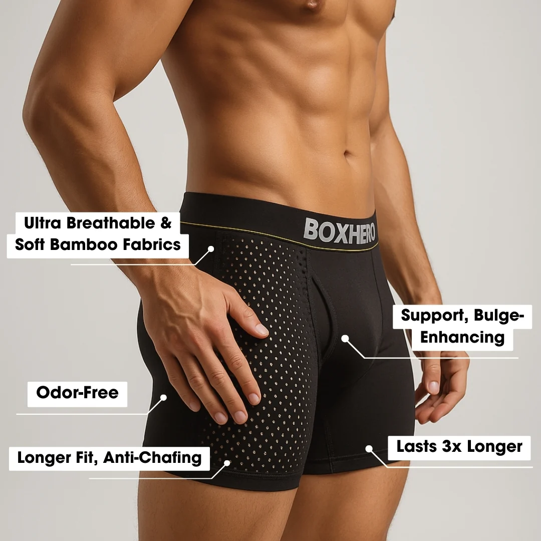 3-Pack Boxhero 2.0 Bamboo Boxers - Image 3