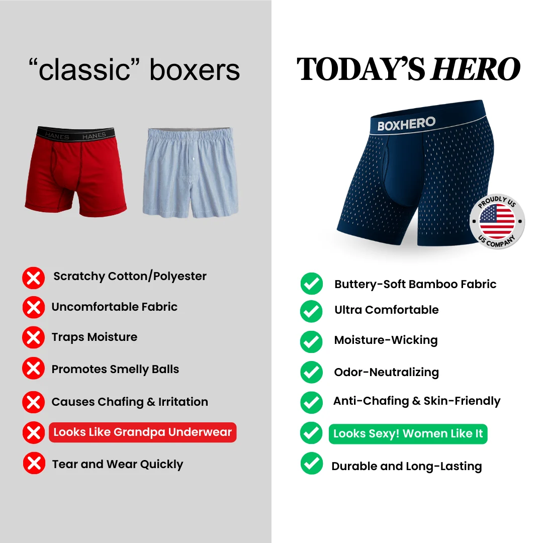 3-Pack Boxhero 2.0 Bamboo Boxers - Image 7
