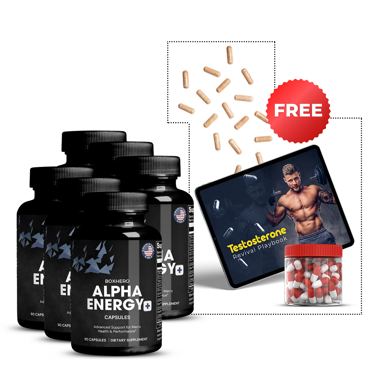 Testohero Alpha Energy 6 Bottles